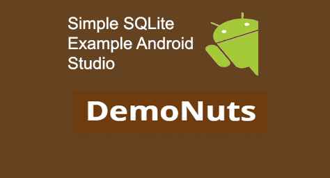 android sqlite database tutorial for beginners