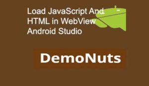 load html and javascript in webview