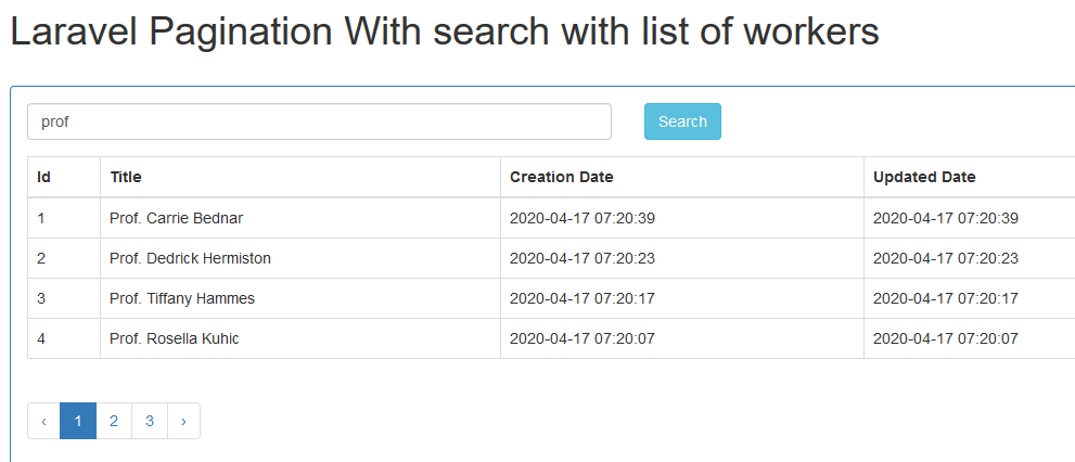 ongezond taart trainer Laravel Pagination Search Filter Results Example Tutorial
